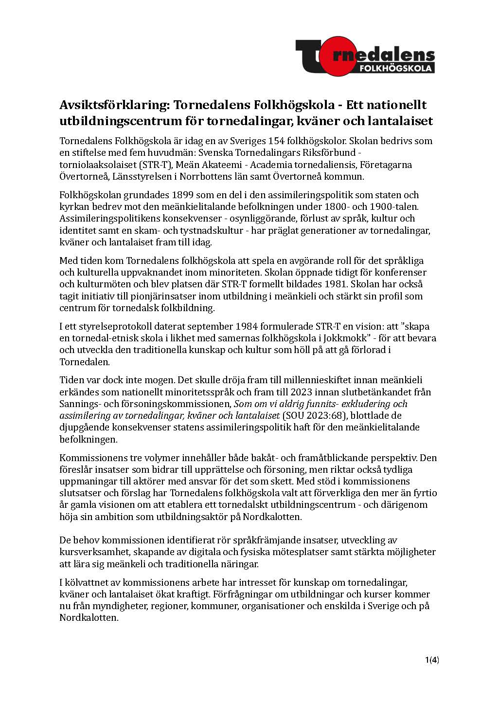 Avsiktsförklaring Tornedalens folkhögskola_Sida_1